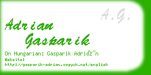 adrian gasparik business card